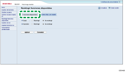 Ilustración de pantalla de aplicación