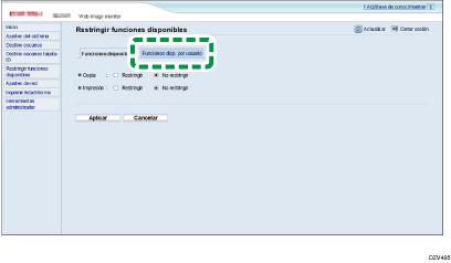 Ilustración de pantalla de aplicación