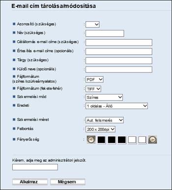 Alkalmazási képernyő illusztrációja