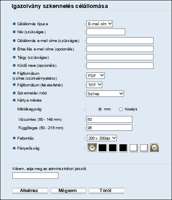 Alkalmazási képernyő illusztrációja
