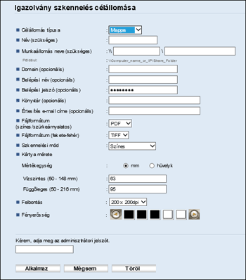 Alkalmazási képernyő illusztrációja