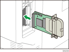 Illustration de l'unité d'interface