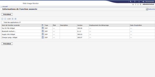 Illustration de la page du navigateur Web
