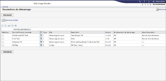 Illustration de la page du navigateur Web