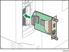 Ilustração da unidade de interface
