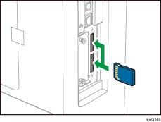 Ilustração da placa opcional