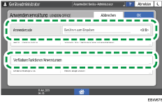 Abbildung Bedienfeld-Display