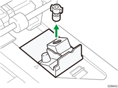 Ilustración del alimentador automático de documentos inverso