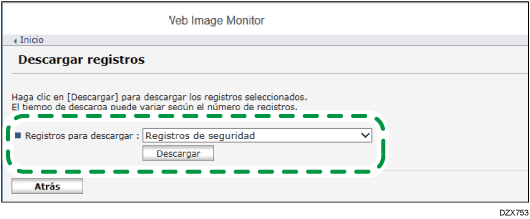 Ilustración de la pantalla del navegador web