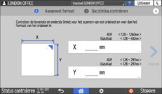 Afbeelding van bedieningspaneel