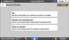 Afbeelding van bedieningspaneel