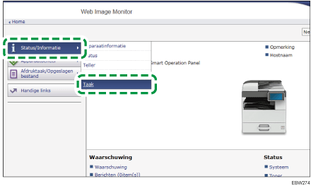 Afbeelding internetbrowserscherm
