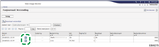Afbeelding internetbrowserscherm