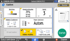 Afbeelding van bedieningspaneel