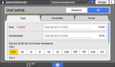 Afbeelding van bedieningspaneel