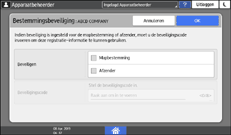 Afbeelding van bedieningspaneel