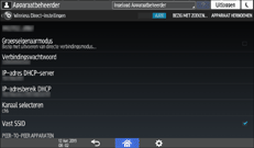 Afbeelding van bedieningspaneel