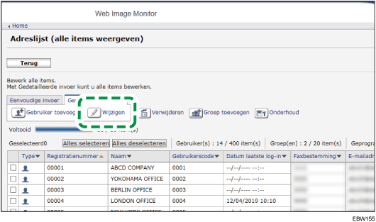 Afbeelding internetbrowserscherm