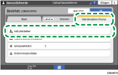 Afbeelding van bedieningspaneel
