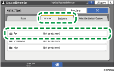 Afbeelding van bedieningspaneel