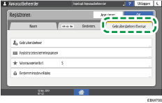 Afbeelding van bedieningspaneel
