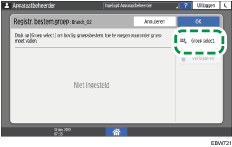 Afbeelding van bedieningspaneel