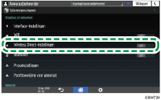 Afbeelding van bedieningspaneel