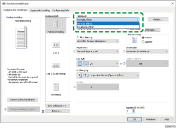 Illustratie stuurprogrammascherm