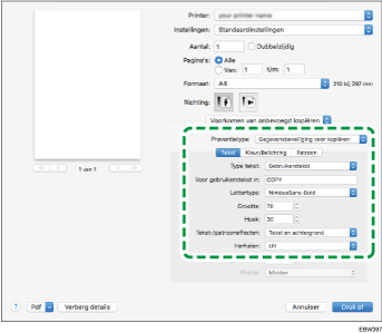 Illustratie stuurprogrammascherm