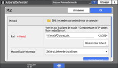 Afbeelding van bedieningspaneel