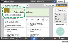 Afbeelding van bedieningspaneel