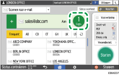 Afbeelding van bedieningspaneel