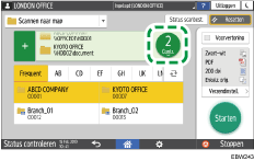 Afbeelding van bedieningspaneel