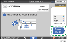 Afbeelding van bedieningspaneel
