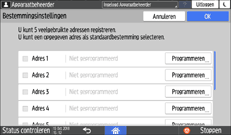 Afbeelding van bedieningspaneel