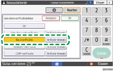 Afbeelding van bedieningspaneel