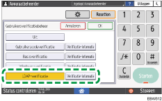 Afbeelding van bedieningspaneel