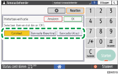 Afbeelding van bedieningspaneel
