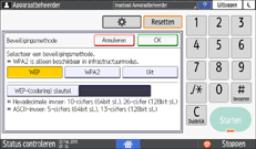 Afbeelding van bedieningspaneel