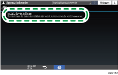 Afbeelding van bedieningspaneel