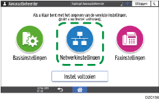 Afbeelding van bedieningspaneel