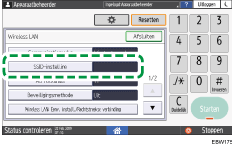 Afbeelding van bedieningspaneel