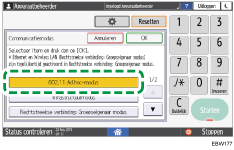 Afbeelding van bedieningspaneel