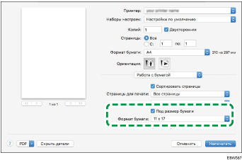 Иллюстрация окна драйвера