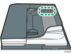 Illustrasjon av den automatiske dokumentmateren