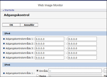 Illustration af skærmbillede i webbrowser