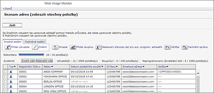 Ilustrace obrazovky webového prohlížeče