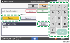 Ilustrace ovládacího panelu