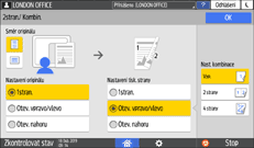Ilustrace ovládacího panelu