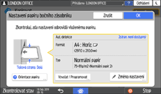 Ilustrace ovládacího panelu